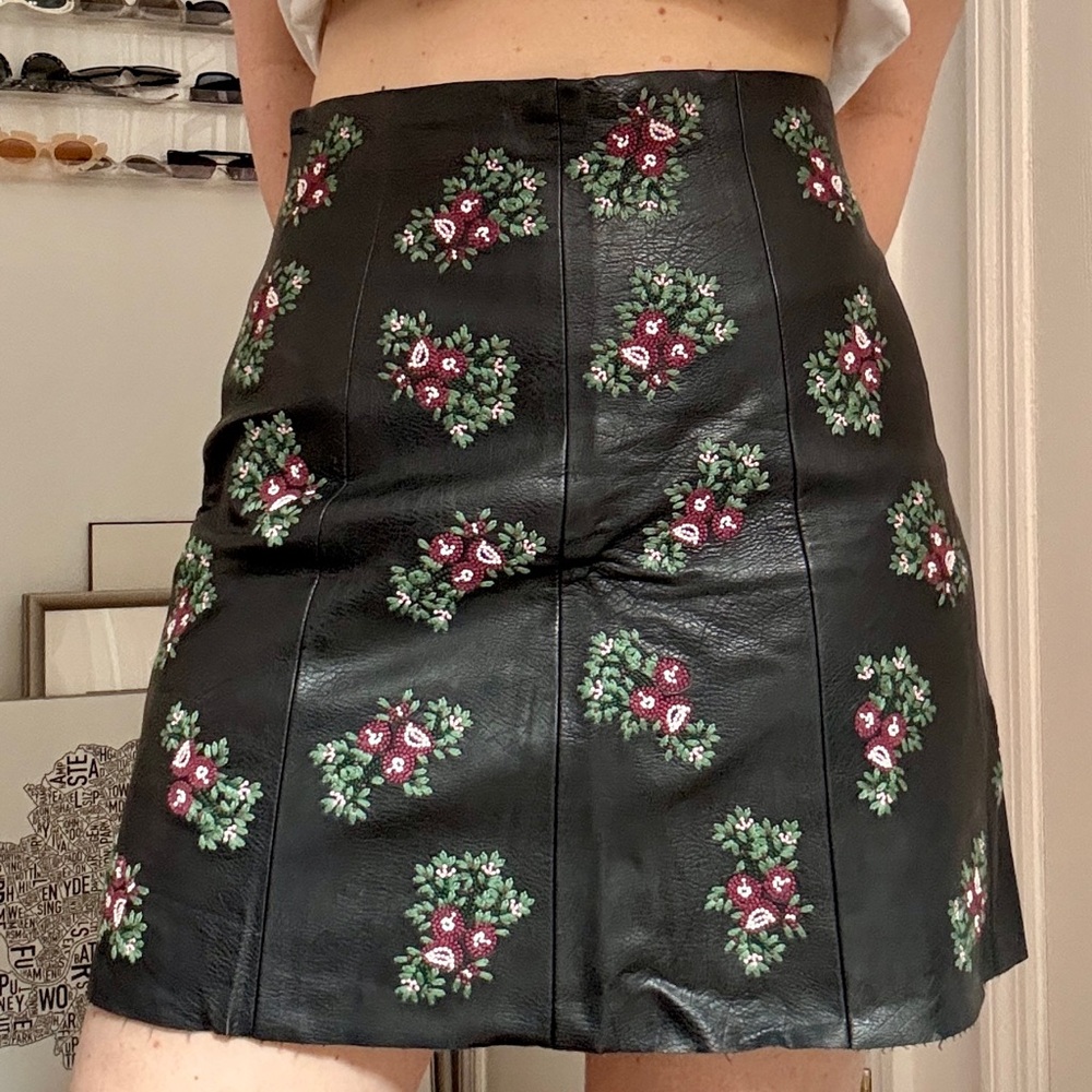 Club Monaco Black Mini Skirt